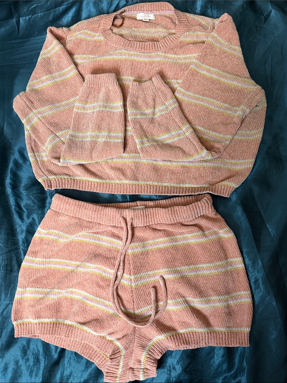 Colsie Peach Loungewear Set